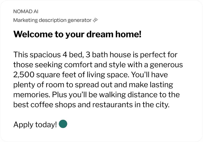 AI Listing Assistant